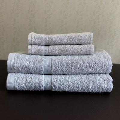 ふるさと納税 泉佐野市 泉州タオルJOYバス&amp;フェイス4枚セット(ガルグレー) 099H3644