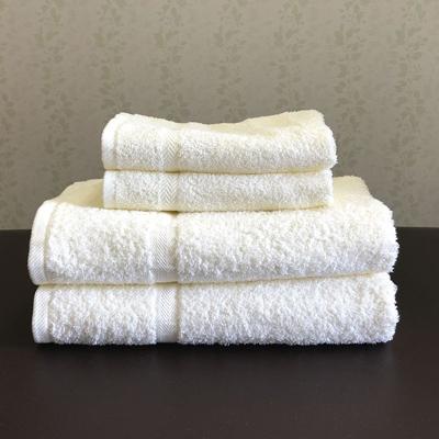 ふるさと納税 泉佐野市 泉州タオルJOYバス&amp;フェイス4枚セット(スノーホワイト) 099H3647