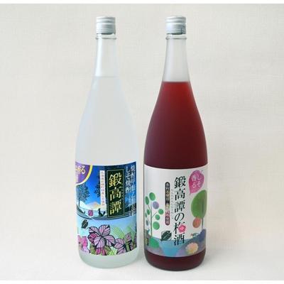 ふるさと納税 白糠町 しそ焼酎 鍛高譚(たんたかたん)・鍛高譚の梅酒[1800ml]飲み比べセット【2本セット】 |  | 01