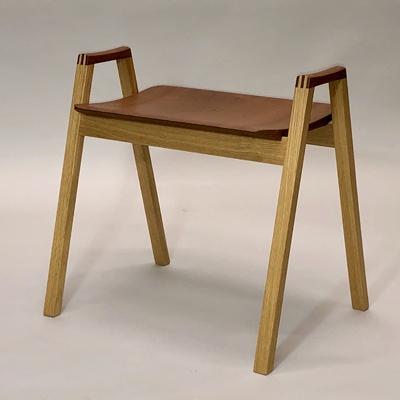 ふるさと納税 山北町 スタッキング・スツール チーク材+オーク材