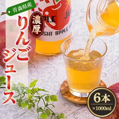 ふるさと納税 藤崎町 オリジナルりんごジュース 1000ml×6本