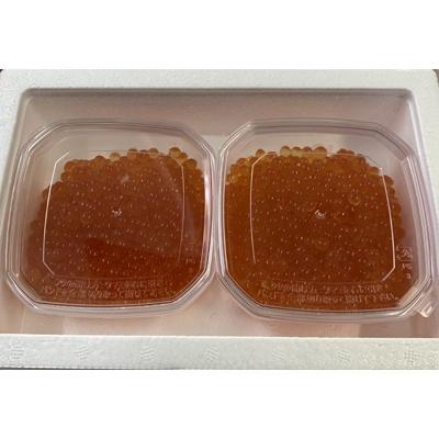 ふるさと納税 留萌市 北海道留萌市からお届け 北海道産 秋鮭いくら320g(80g×4P)の画像