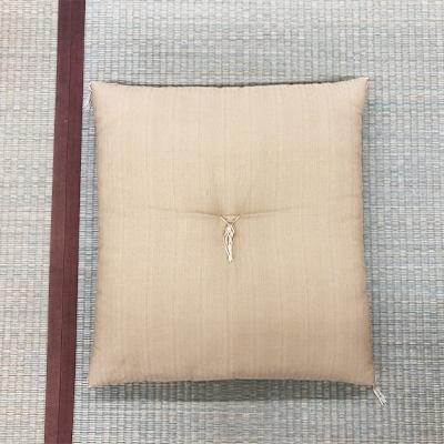 ふるさと納税 近江八幡市 ワタセのカラー手作り座布団 ベージュ色5枚