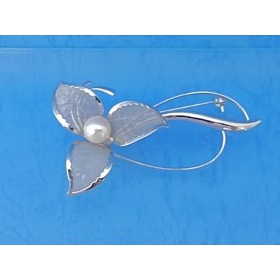 ふるさと納税 鳥羽市 伊勢志摩 あこや本真珠 ブローチ