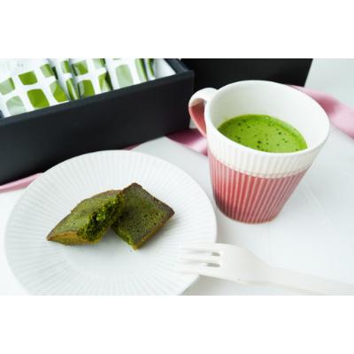 ふるさと納税 宇治市 [濃厚]米粉の抹茶フィナンシェ10個・宇治抹茶カプチーノ1箱入り