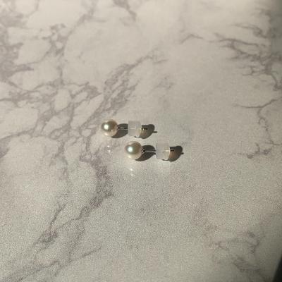 ふるさと納税 鳥羽市 あこや真珠ピアス(約5.0-5.5mm K10WG製)(18-02)