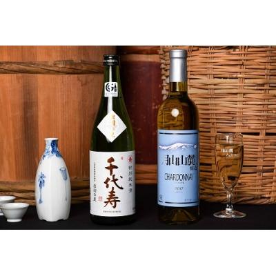 ふるさと納税 寒河江市 特別純米酒「出羽の里」と「シャルドネ白ワイン」 720ml×2本