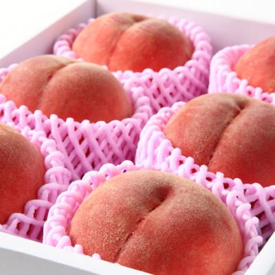 ふるさと納税 寒河江市 2026年産 【ミネラル肥料栽培】 硬めの白桃 2kg 秀品 品種おまかせ (5〜9玉) 山形県産の画像