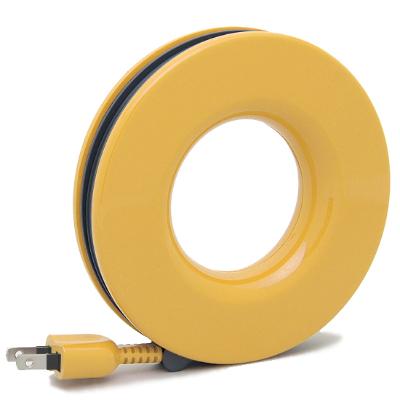 ふるさと納税 瑞穂市 PLUGO プラゴ ドーナツ型 家庭用コードリール (イエロー)MOPL-YE