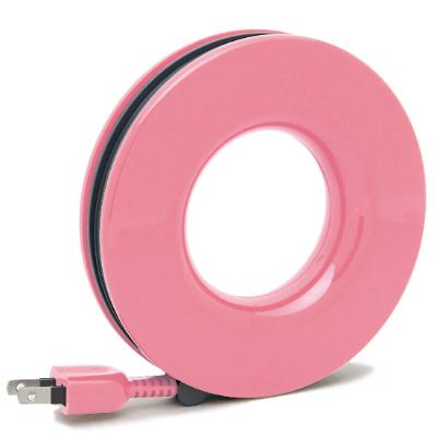 ふるさと納税 瑞穂市 PLUGO プラゴ ドーナツ型 家庭用コードリール (ピンク)MOPL-PI