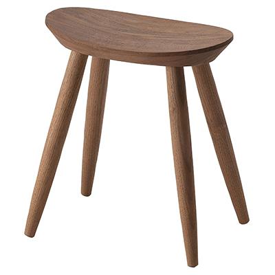 ふるさと納税 旭川市 旭川家具 cosine エントランススツールと靴べら(S)のセット ウォルナット_04444