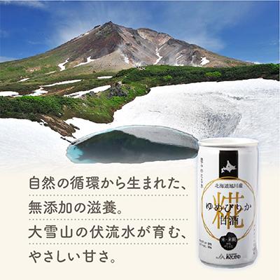 ふるさと納税 旭川市 北海道旭川産【ゆめぴりか甘酒】190g×20缶入箱×2ケース_00188の画像