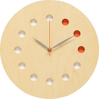 ふるさと納税 旭川市 旭川家具 cosine 掛け時計(カラー) メープル_00326