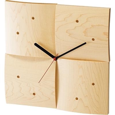 ふるさと納税 旭川市 旭川家具 cosine 掛け時計(R) メープル_00331