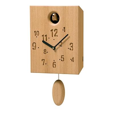 ふるさと納税 旭川市 旭川家具 cosine カッコー時計 ナラ_00341