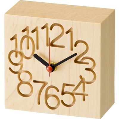 ふるさと納税 旭川市 旭川家具 cosine MUKU時計(小) メープル_00637