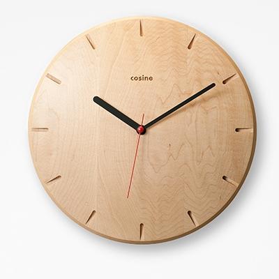 ふるさと納税 旭川市 旭川家具 cosine no.270時計 メープル_00640