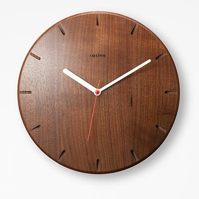 ふるさと納税 旭川市 旭川家具 cosine no.270時計 ウォルナット_00641
