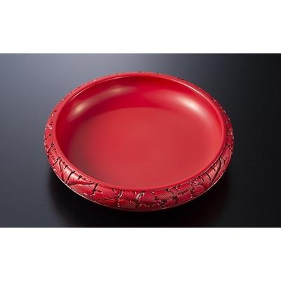 ふるさと納税 村上市 村上木彫堆朱    菓子器(牡丹唐草) D4039 | 