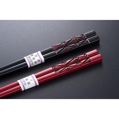 ふるさと納税 村上市 村上木彫堆朱　箸・箸置き・ティースプーンセット　D4057 |  | 01