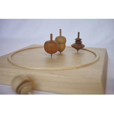 ふるさと納税 旭川市 独楽・土俵セット_01734