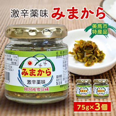 ふるさと納税 美馬市 美馬市特産品 「激辛薬味みまから」3個セット