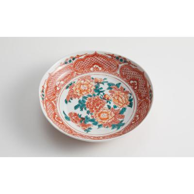 ふるさと納税 能美市 九谷焼 7号鉢・赤絵