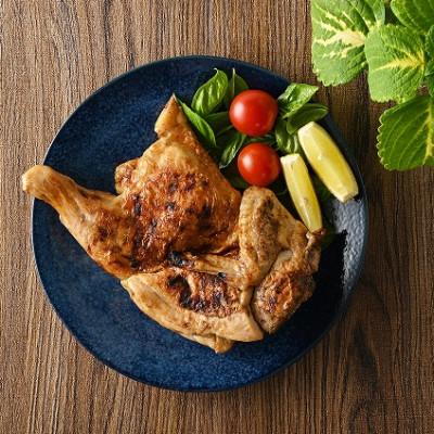 ふるさと納税 名寄市 [名寄名物]屋台鳥まる 若鳥の半身焼き 400g