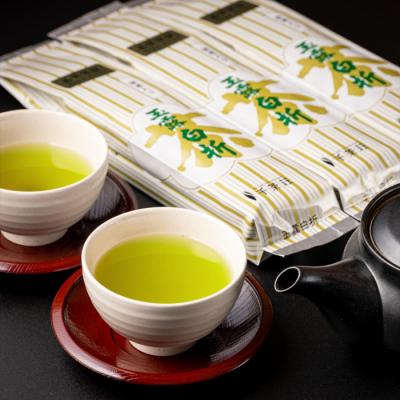 ふるさと納税 松江市 抹茶入り煎茶玉露白折150g×3本セット(ご自宅用
