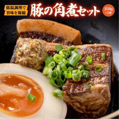 ふるさと納税 松江市 豚の角煮セット(5食)