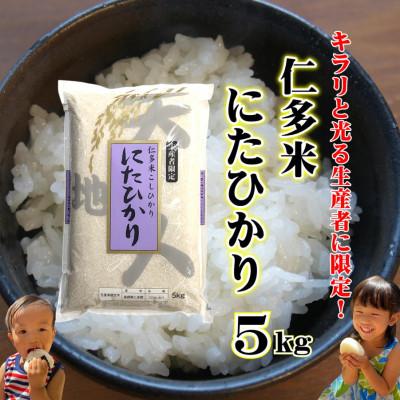 ふるさと納税 松江市 令和7年産・仁多米「にたひかり」5kg 〜生産者限定米〜