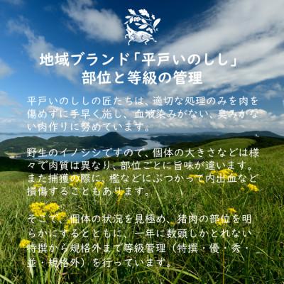 ふるさと納税 佐世保市 Newジビエ平戸いのししロース肉・肩ロース肉・モモ肉食べ比べセットしゃぶしゃぶ・すき焼き・ぼたん鍋用 |  | 02