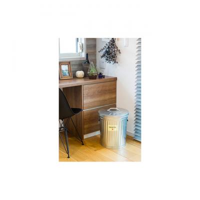 ふるさと納税 姫路市 [オバケツ]バケツ職人が作るダストボックス・33L/純国産[シルバー]