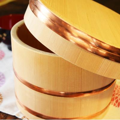 ふるさと納税 木祖村 [木の匠][木のぬくもり感じる]江戸櫃(3合用)