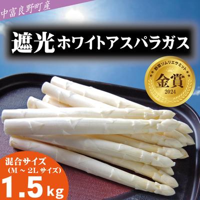 ふるさと納税 中富良野町 BF-033[2026年発送][中富良野町寺坂農園]遮光ホワイトアスパラガス(1.5kg)