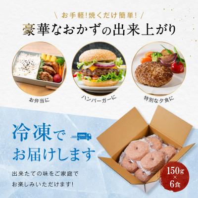 ふるさと納税 堺市 堺の技が光る無添加 牛肉100%ハンバーグ　ハンバーグ6食セット |  | 02