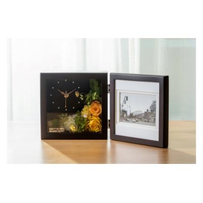 ふるさと納税 北上市 フォトスタンドと花時計