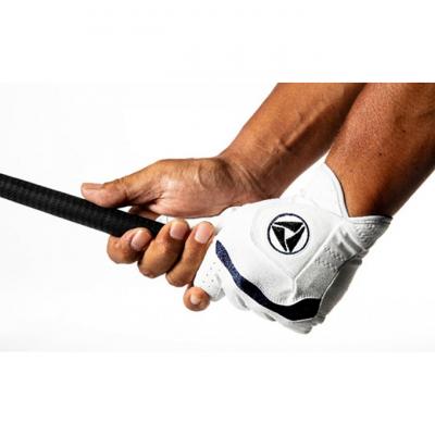 ふるさと納税 綾川町 ゴルフグローブ「HYBRID」3枚セット Lサイズ ネイビー