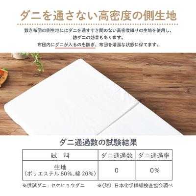 ふるさと納税 多賀町 防ダニ生地 へたりにくい体圧分散敷布団 70×120cm_3
