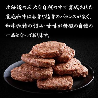 ふるさと納税 美幌町 北海道産黒毛和牛ハンバーグ120g×10個