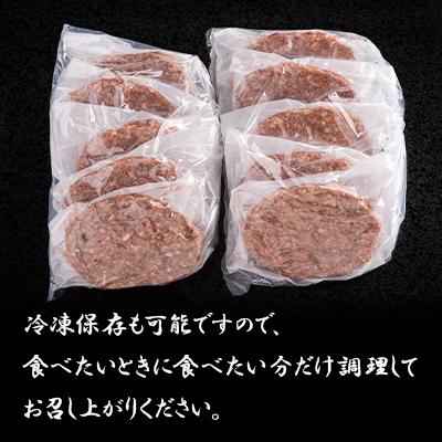 ふるさと納税 美幌町 北海道産黒毛和牛ハンバーグ120g×10個