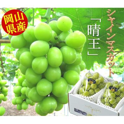 ふるさと納税 倉敷市 [2026年8月下旬以降発送]岡山県産シャインマスカット「晴王」(1房600g以上)2房入り