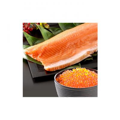 ふるさと納税 新潟市 いくら醤油漬け200g+刺身サーモン800g