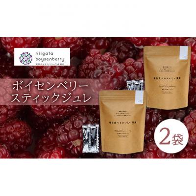 ふるさと納税 新潟市 ボイセンベリー スティックジュレ 2袋 
