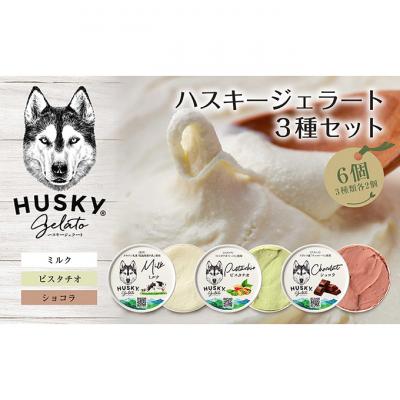 ふるさと納税 新潟市 ハスキージェラート 3種 各2個 