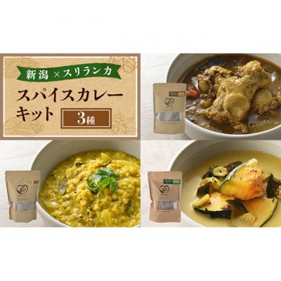 ふるさと納税 新潟市 スパイスカレー 新潟×スリランカ 3種