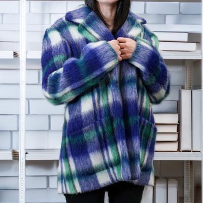 ふるさと納税 羽島市 ビッグチェックコート【レディース】の画像