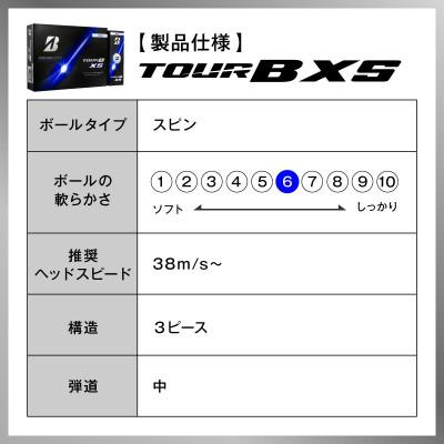 ふるさと納税 市原市 ゴルフボール ブリヂストン TOUR B XS コーポレートカラー(ホワイト) 3ダース |  | 03