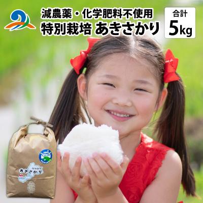 ふるさと納税 南越前町 [先行予約]令和8年産 特別栽培あきさかり 5kg×1袋(計5kg)[2026年10月より順次発送]
