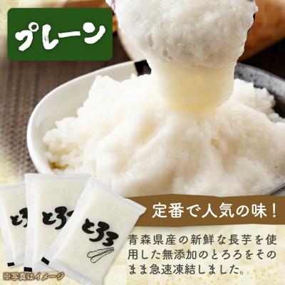 ふるさと納税 七戸町 青森県産 冷凍長芋とろろパック プレーン+味付き 各50g×10個【02402-0482】 |  | 01